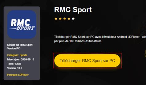 installer rmc sport sur pc